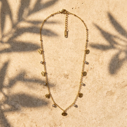 Collier Divina œil protecteur doré Soléa - vue 1